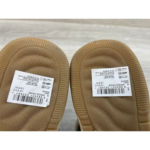 Clarks Breeze Cross Women's Mule Clog Slipper Slip-On Leather US 6 Blue Shoes - Picture 8 of 11